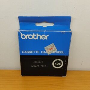 BROTHER Cassette Daisy‎ Wheel English Script 1012 405